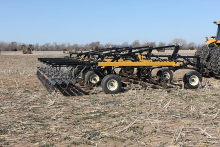 Big Country with 10” Penetrators and Wako XT Harrow tractor attachment from Wako for farming